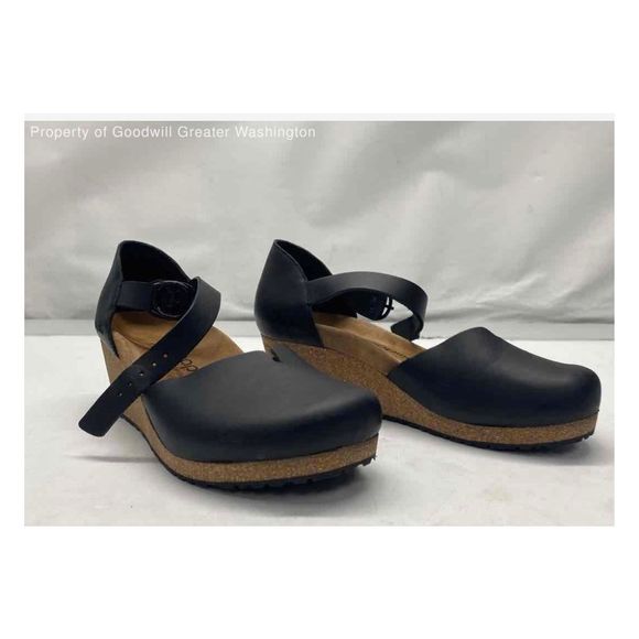 EUC Papillio by Birkenstock Mary Wedge Sandal - Leather 10 - Picture 2 of 7